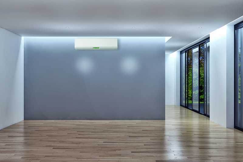 large space with aircon
