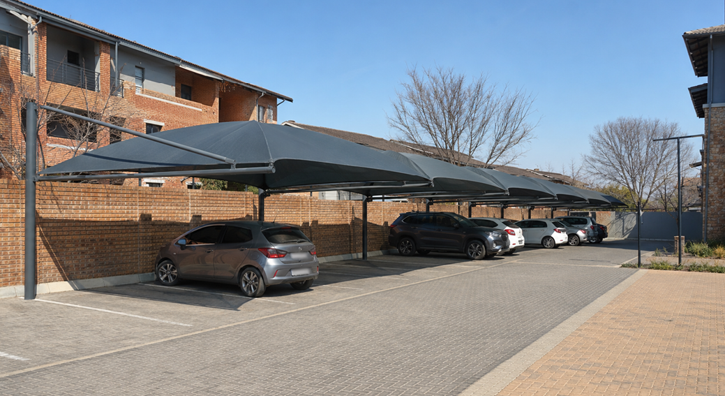 shadeports and carports for flats and